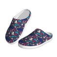 thumbnail image 2 of Lsque Underwater Animals Pattern Womens Comfort Cotton on Scuff With Memory Foam and Anti-skid Sole Slipper-35/36, 2 of 7