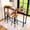 Brown, variant on 71 Inch High Top Bar Table, Rectangular Narrow Long Counter Height Pub Table with Steel Frame, 39" Ergonomic Height, MDF Wood Top, Space-Saving Design for Kitchen Living Room Dining Entryway