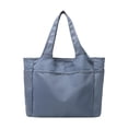 thumbnail image 1 of Bolso bolso bolso de viaje bolso de hombro de hombro de trabajo liviano para mujeres bolsas de gimnasia para fitness para las vacaciones de baile de Azul, 1 of 8