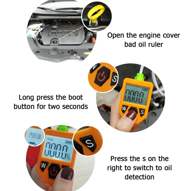 Nouveau testeur de liquide de frein de voiture Test numérique de liquide de  frein Stylo d'affichage de contrôle d'huile