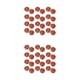 thumbnail image 3 of Advancent 50 piezas botón hueco Color sólido decorativo DIY reemplazo viento abrigo chaqueta camisa tejido sujetador Snap café rojo 2Conjunto, 3 of 6