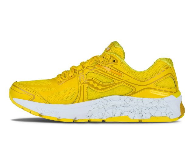 saucony women's running shoes yellow