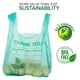 thumbnail image 3 of Stock Your Home Bolsas de comestibles ecológicas (100 unidades) Bolsas de comestibles – Bolsas de compras reutilizables de agradecimiento de supermercado, bolsas de camiseta reciclables, bolsas de bas, 3 of 5