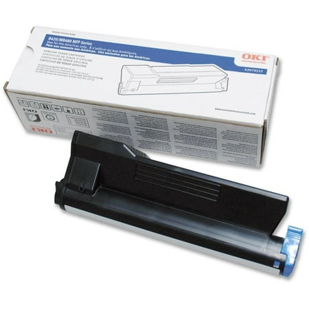 UPC: 0051851356471 | Okidata Genuine OEM 43979215 Black Toner Cartridge (12K YLD)