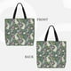 thumbnail image 2 of Easygdp Retro Bunny Floral Bolsa Tote para Mujer, Bolso de Hombro para Trabajo, Playa, Viajes, Compras y Supermercado, 2 of 7