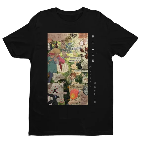 Reprint Rare Anime Howls Moving Castle Hayao Miyazaki T Shirt Size S - 5Xl Gift For Friends