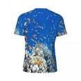 thumbnail image 6 of T Shirt For Men Tropical Marine Shoal of Fish Trending Gym Short-Sleeved Breathable Tops Beach Stree, 6 of 7