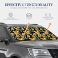 thumbnail image 5 of Uemuo Sunflowers And Bird Printed 2 PCS Car Windshield Sun Shade, Auto Sun Heat and UV Rays Blocker, Foldable Automotive Front Window Sunshade Protector, 5 of 7
