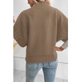 thumbnail image 3 of Redhotype Elegant Mock Neck Knit Sweater - Versatile Layering Must-Have, 3 of 6