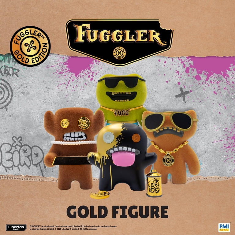 Fuggler Gold Edition Figure Window Box Collectible Character