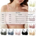 thumbnail image 2 of Ohufall Oversized Bras for Women Push Up with Steel Ring Bra Gathering Fit Everyday Underwear, 2 of 7
