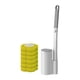 thumbnail image 2 of Kit de limpieza de cepillo de inodoro desechable para baño y hogar Amarillo, 2 of 6