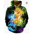 thumbnail image 1 of Hommes Femmes Unisexe Chandail à Capuche Imprimé 3d Mode Adulte Cool Animal Chandail, 1 of 2