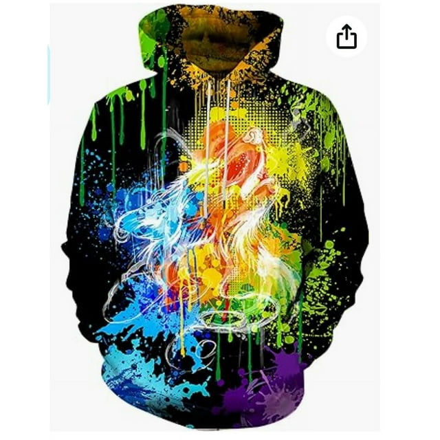 Hommes Femmes Unisexe Chandail à Capuche Imprimé 3d Mode Adulte Cool Animal Chandail