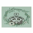 thumbnail image 1 of Lemur Cutting Board, Exotic Wild Monkey Couple Botanical Print, Decorative Tempered Glass Cutting and Serving Board, in 3 Sizes, by Ambesonne, 1 of 2