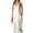 White, variant on Plus Size Maxi Dresses for Women Boho Backless Solid Color Sleeveless V-Neck Suspender Dress Summer Beach Swing Long Maxi Outfits