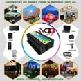 thumbnail image 3 of Inversor De Corriente Para Automóvil De Alto Rendimiento De 300 W 12 V 220 V A Ca 110 V Convertidor De Transformador De Voltaje Adaptador Convertidor De Cargador Automático Inversor De Onda Eigraketly VI009298-02, 3 of 5
