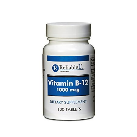 Reliable 1 Vitamine B-12 1000 mcg 100 Comprimés Chaque