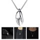 thumbnail image 3 of 1 pieza de moda cangrejo garra colgante cuello cadena hip-hop unisex collar adorno, 3 of 5