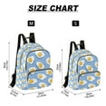 thumbnail image 2 of FORMRS Mini Backpack Purse for Women Travel Daypack Casual Shoulder Bag, Playful Fried Eggs, 2 of 7