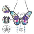 thumbnail image 2 of Exquisite Handmade Butterfly Metal Wind Chime - Perfect Garden Hanging Pendant, 2 of 5