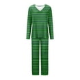 thumbnail image 4 of Wancir Women's Pajama Sets Long Sleeve Sleepwear Pjs Sets 2-Piece Jogger Nightwear Lounge Wear for Ladies, 4 of 5