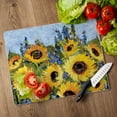 thumbnail image 5 of CounterArt Sunflower Gallery 3mm Tempered Glass Cutting Board 15" by 12", 5 of 7