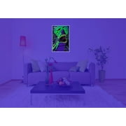 Scorpio Posters Shark Attack Flocked Blacklight Poster 23 x 35