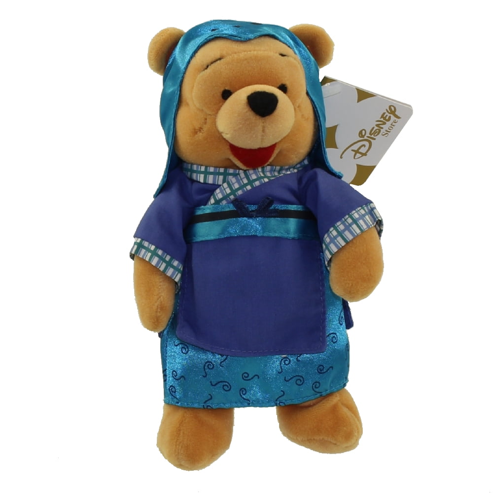 Disney Bean Bag Plush HEALTH POOH (Blue)(Winnie the Pooh