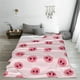 thumbnail image 5 of Balery Cute Pig Nose Manta de Felpa Suave y Acogedora – Cobija de Franela Aterciopelada para Cama, Lavable y Cálida para Sofá, Mascotas, Transpirable-60"x50", 5 of 7