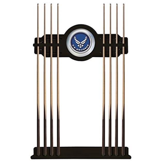 Holland Bar Stool CueBKAirFor United States Air force Cue Rack - Black