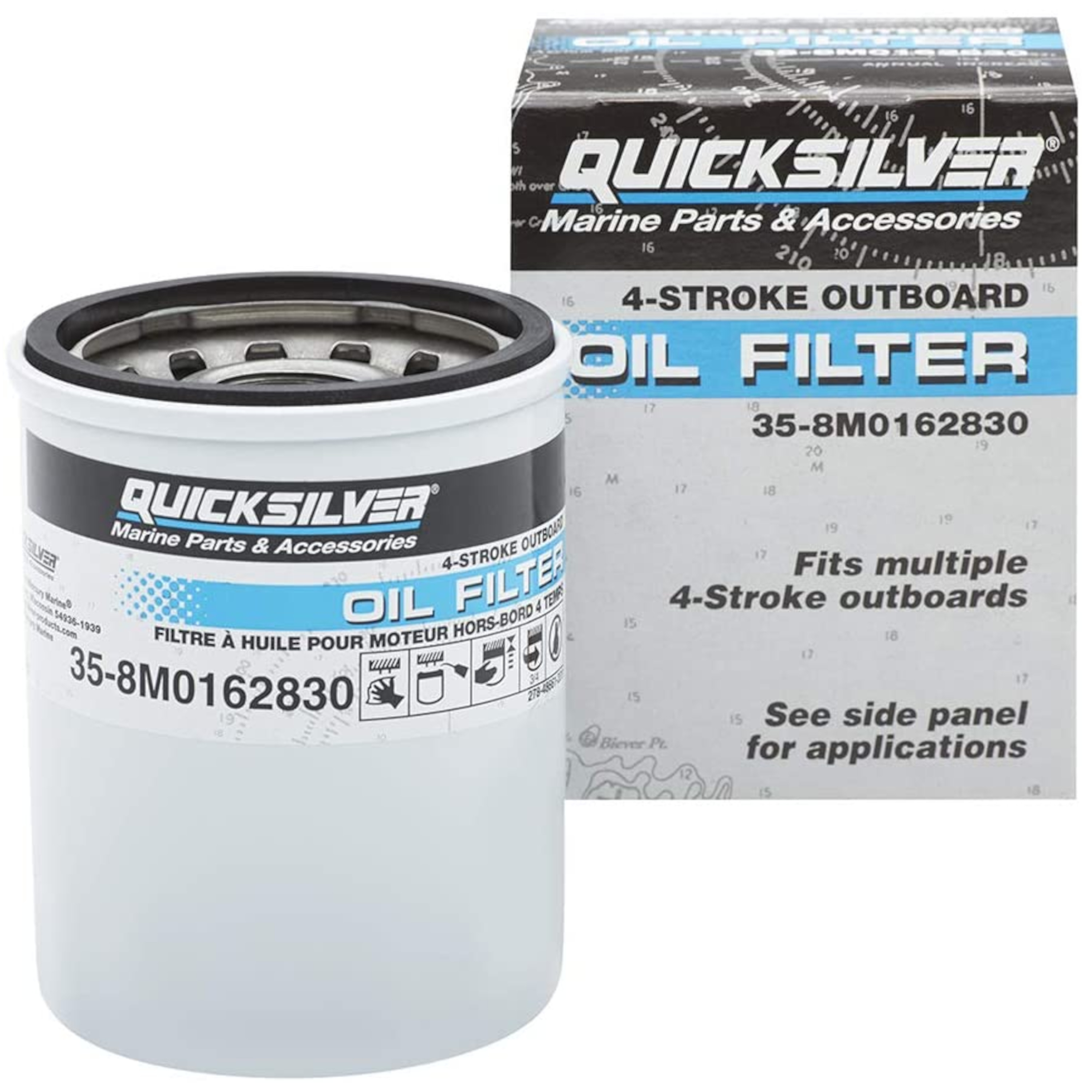 Quicksilver New OEM Oil Filter, 35-8M0162830