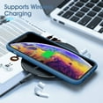 thumbnail image 6 of Liquid Silicone Case for iPhone X (5.8''), [Scratch-Resistant, Anti-Fingerprint, Shockproof] Protective Slim Fit Phone Case, 4-Layer Cover with Microfiber Lining, Silky-Soft Touch, Blue, 6 of 14