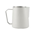 thumbnail image 2 of Jarra de leche para cafetera, jarra de , jarra de café, jarra de Metal para espumar leche, jarra de leche de acero inoxidable para espresso, Blanco Soledad Jarra para espumar leche, 2 of 10