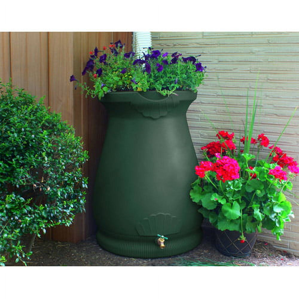 Rain Wizard Urn, Green