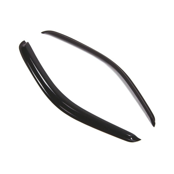 Tuningpros WD2-448 Outside Mount Window Visor Deflector Rain Guard Dark Smoke 2 Pcs Set For 1995-2004 Toyota Tacoma REG Cab