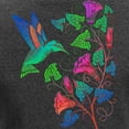 thumbnail image 3 of CafePress - Rainbow Hummingbird On Trumpet Vine Women's Long S - Women's Long Sleeve Graphic Tee Casual Fit, 3 of 4
