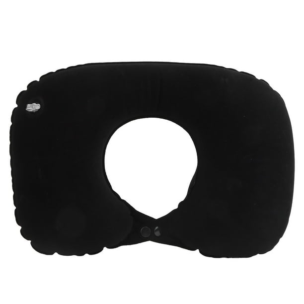 Almohada en forma de u, cojín inflable suave para reposacabeza para uso en viajes