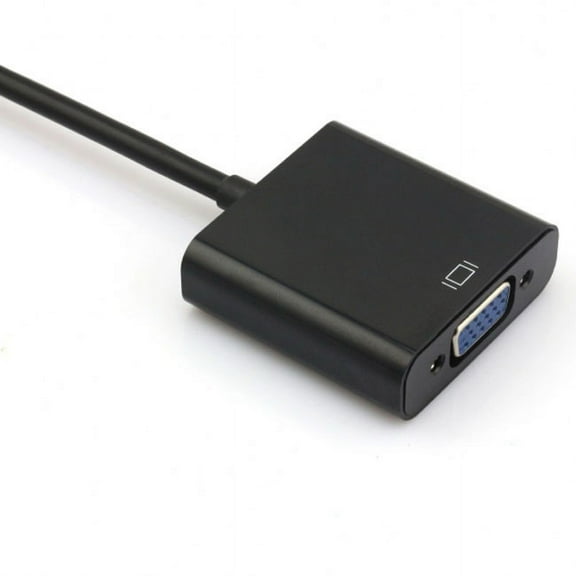 FVH hdmi input to VGA female output projectors monitors adapter PC Laptop Black