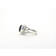 thumbnail image 4 of Heaven Crafts 925 Sterling Silver Chunky Black Onyx Cocktail Ring Bohemian Jewelry Ring For Women Gift Item, 4 of 4