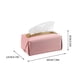 thumbnail image 5 of Funda para caja de pañuelos, organizador de cuero, decoración moderna, para tocador, mesitas de noche, sala de estar, oficina, coche, plegable, cuero premium, diseño rectangular, material de, 5 of 8