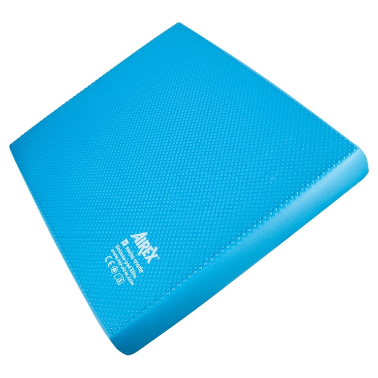 Airex Balance Pad - Exercise Foam Pad Physical Therapy, Workout, Plank,  Yoga, Pilates, Stretching, Balancing Stability Mat, Kneeling Cushion,  Mobility Strength Trainer for Knee, Ankle - Elite, Blue 