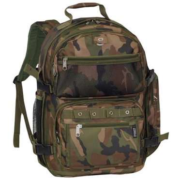 Everest Digital Camo Large Waist Pack - Unisex Fanny Pack With 3 Zippered Compartments