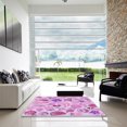 thumbnail image 7 of Ahgly Company Machine Washable Indoor Rectangle Transitional Blossom Pink Area Rugs, 7' x 10', 7 of 7