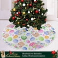 thumbnail image 6 of FMSHPON Easter Gnomes Eggs Xmas Christmas Tree Skirt Stand Mat for Holiday Party Decoration Indoor Outdoor 48 inches, 6 of 6