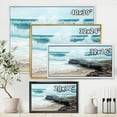 thumbnail image 4 of Designart 'Wild Ocean Waves Breaking On The Shore' Nautical & Coastal Framed Canvas Wall Art Print, 4 of 5