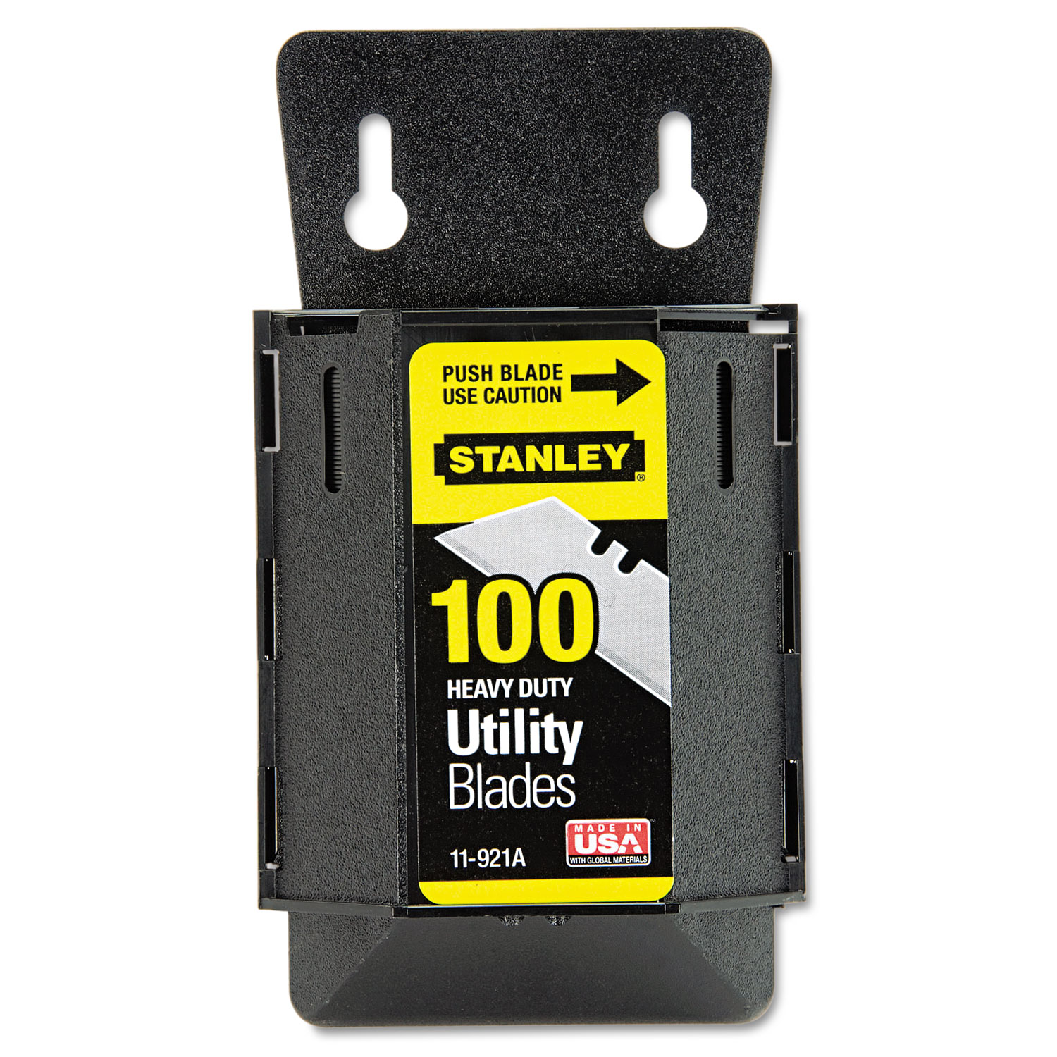 Stanley 11-921A 1992 Heavy Duty Utility Blades w/Dispenser (1 pack 100 Blades)