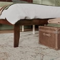 thumbnail image 4 of Madison Queen Solid Wood Platform Bed in Walnut, 4 of 18