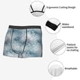 thumbnail image 3 of Gukieu enchanted winter snowflake holly Print Men's Boxer Briefs, High Elastic Moisture Wicking Boxer Briefs Underwear-Medium, 3 of 5