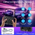 thumbnail image 6 of R36s Handheld Gaming Device, 3.5-inch Ips Display Retro Emulator, Open-source Operating System, Compact Portable Game Player, Preloaded 3000 Classic Titles, Included 64gb Storage Card, 6 of 7